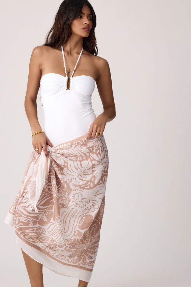 Sea Level Jungle Lino Long Sarong #2