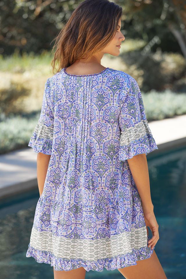 Duet Frill Cover-Up Mini Dress #1
