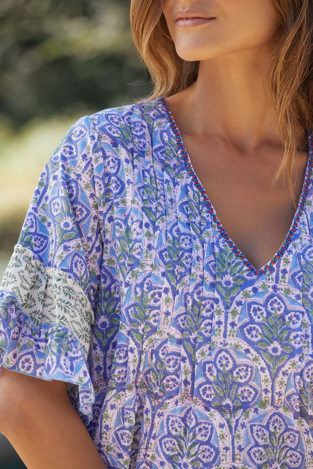 Duet Frill Cover-Up Mini Dress #2