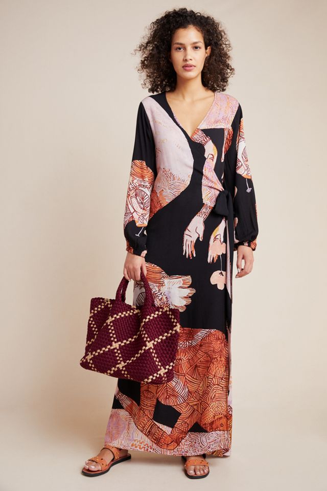 Jai Vasicek Marika CoverUp Wrap Dress Anthropologie