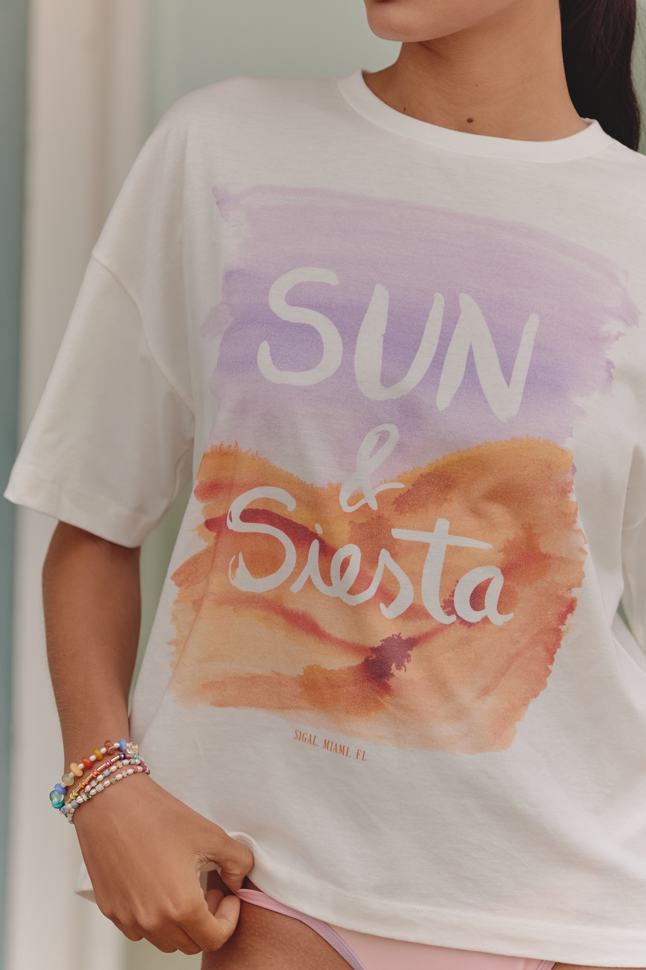 SIGAL Sun Siesta Graphic T-Shirt