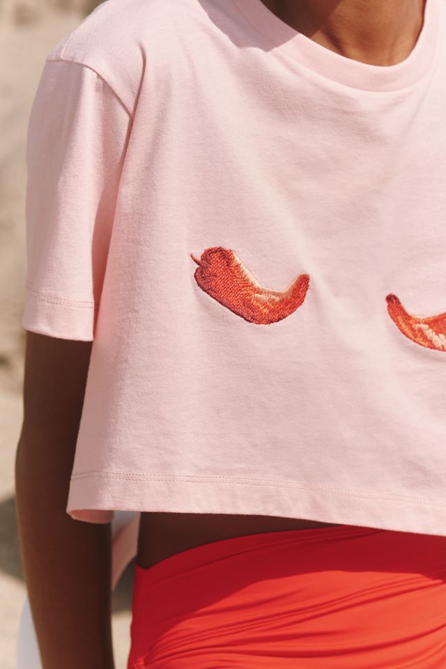 SIGAL Crop Graphic Tee #1