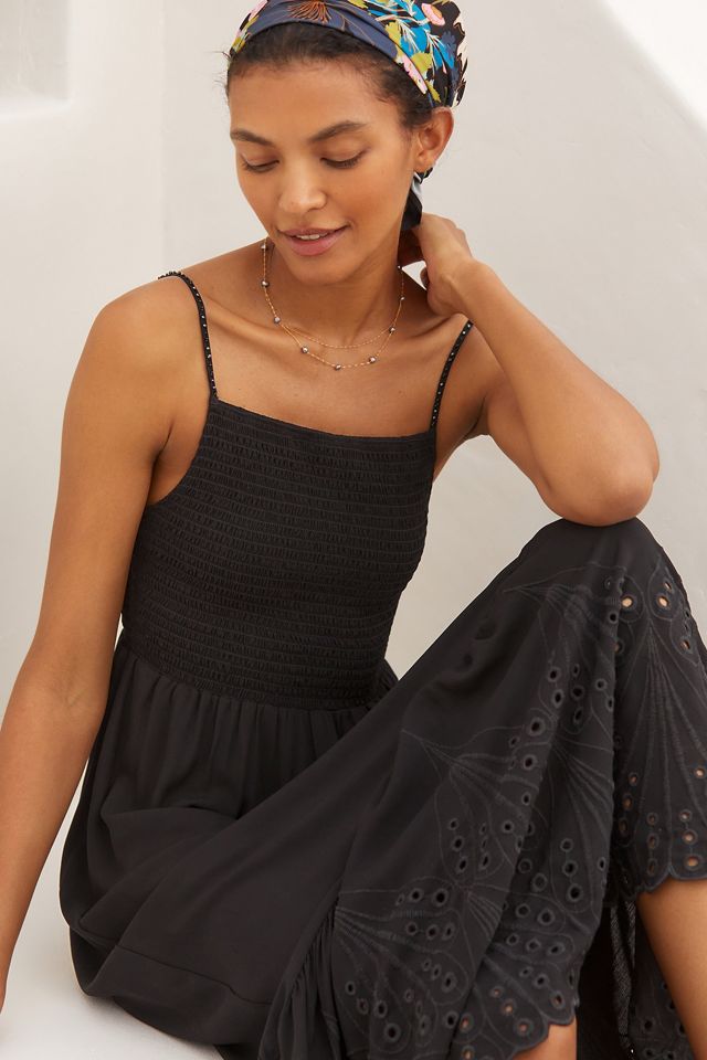Maaji Isadora Smocked Eyelet Dress | Anthropologie