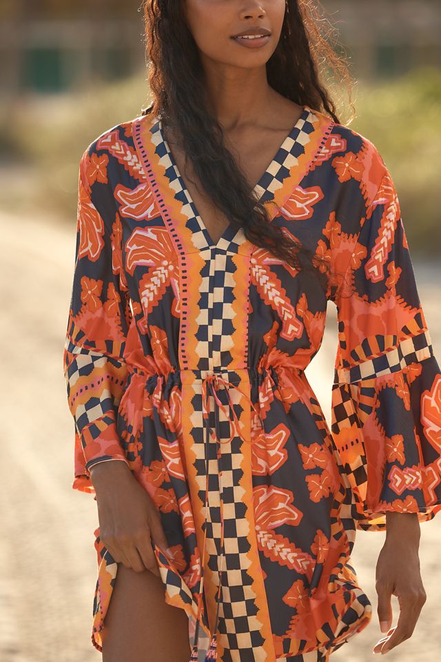 Maaji Racing Palms Joypop Kaftan #1