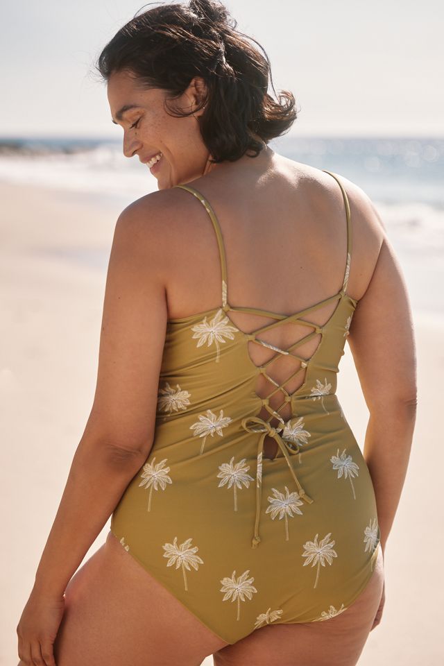 Citrine Swim Luna Plus One-Piece Swimsuit #1