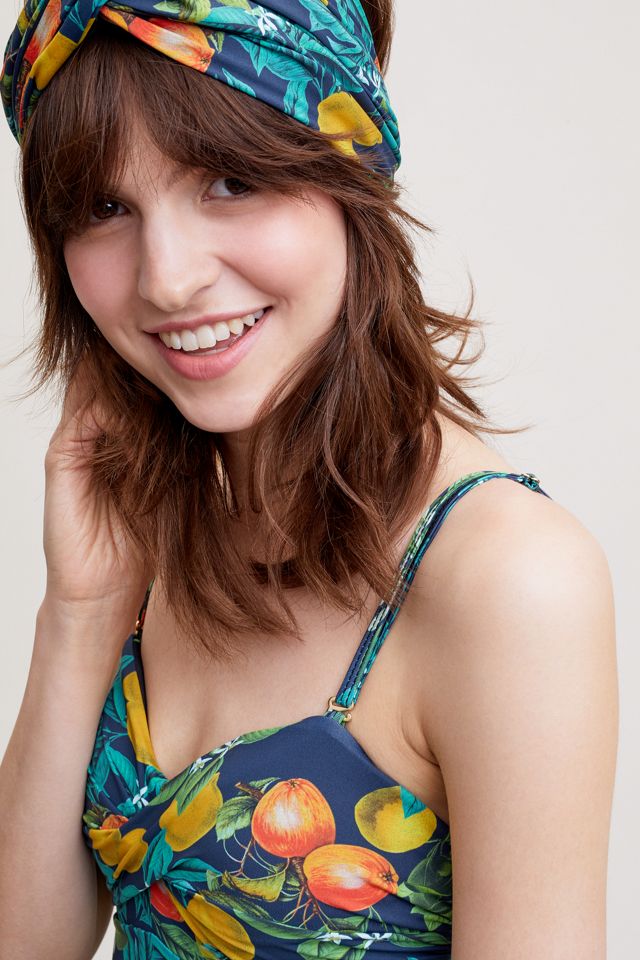 Estivo Lemon-Print Headband | Anthropologie UK display picture 2