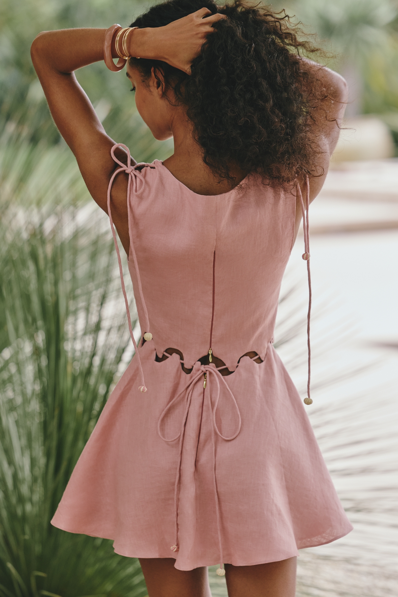 AZULU 100% Linen Renata Mini Dress