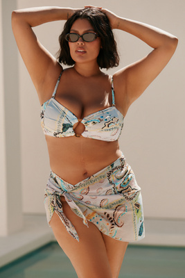 MONTCE ST. BARTH'S PLUS FLORAL SARONG 