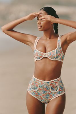 Montce Polly High-Waisted Bikini Bottoms