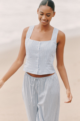 Montce Mandy Top Classic Blue Stripe