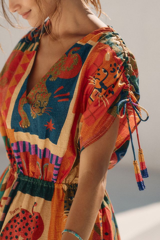 Farm Rio Printed Cover-Up Dress #1