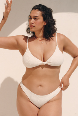 Dippin Daisys Nocturnal Plus Bikini Bottoms In Beige