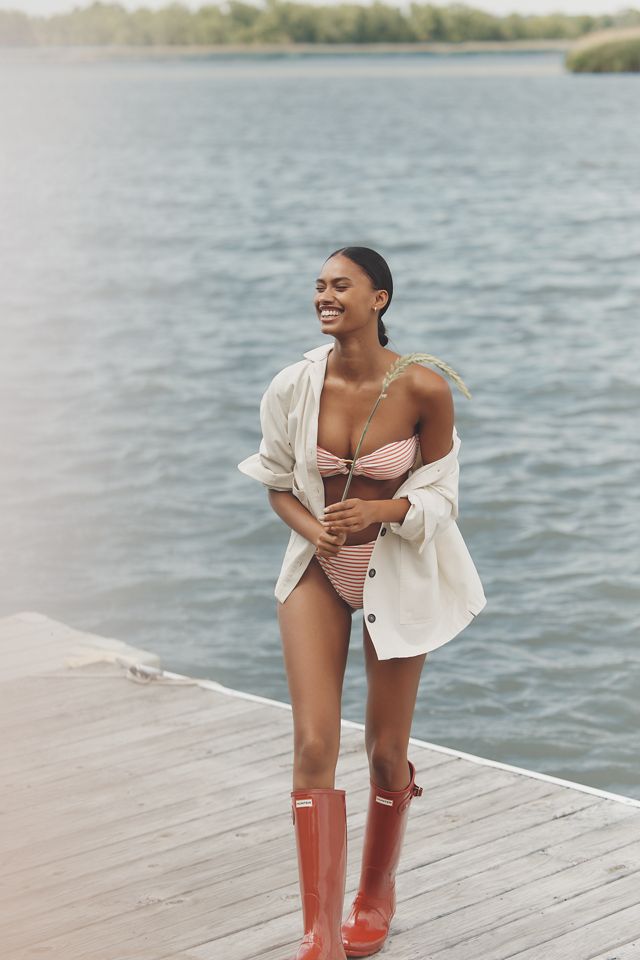 Dippin' Daisy's Terry Lotus Bandeau Bikini Top #3