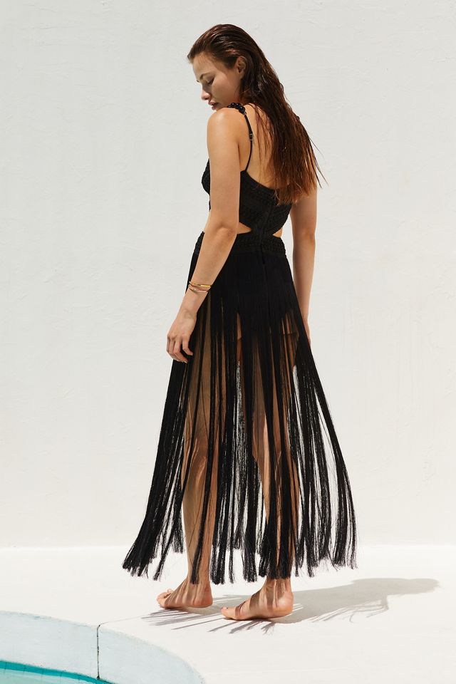 PatBO Fringe Beach Dress | Anthropologie