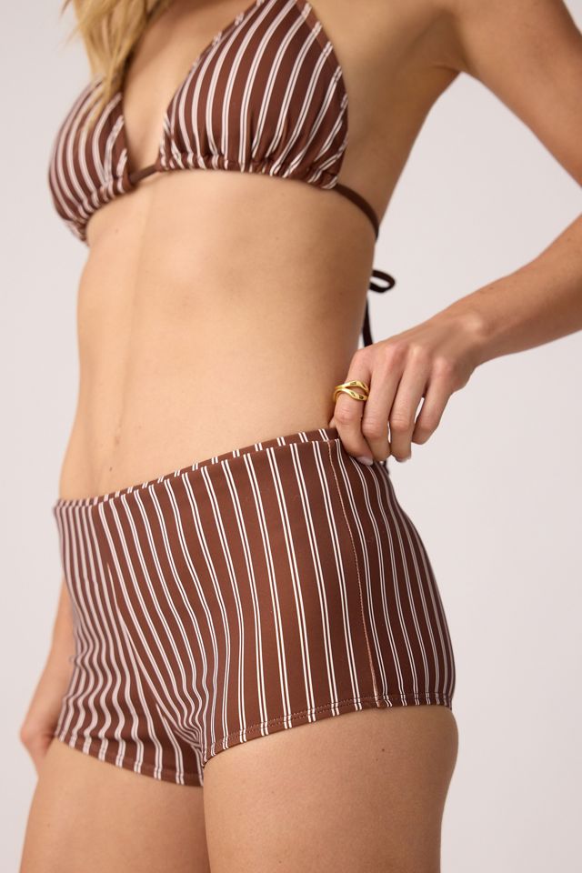 Shorts de Bikini de Rayas Adriana 4th & Reckless #2