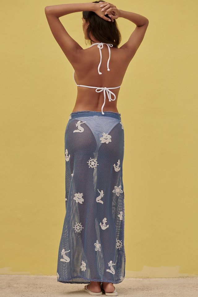 Agua Bendita Cyprus Mesh Maxi Skirt #2