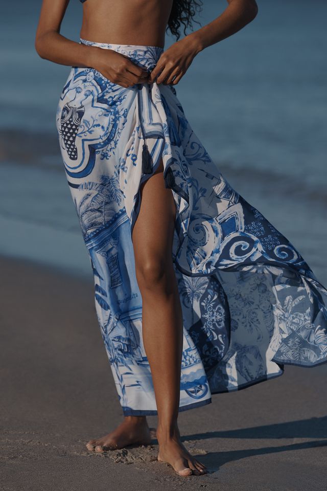Agua Bendita Marine Sarong #1