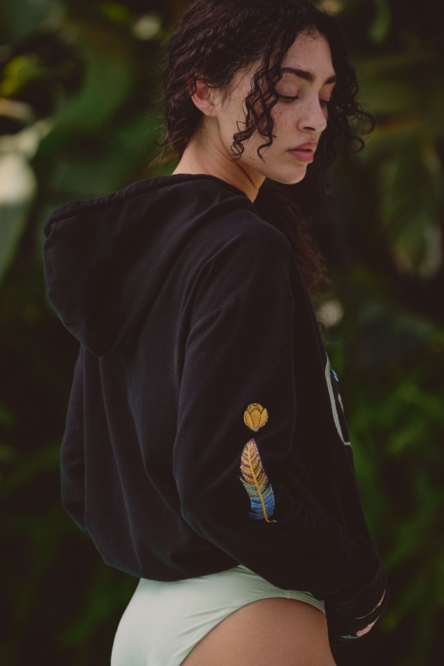 Agua Bendita Nakia Embroidered Hooded Sweatshirt #1
