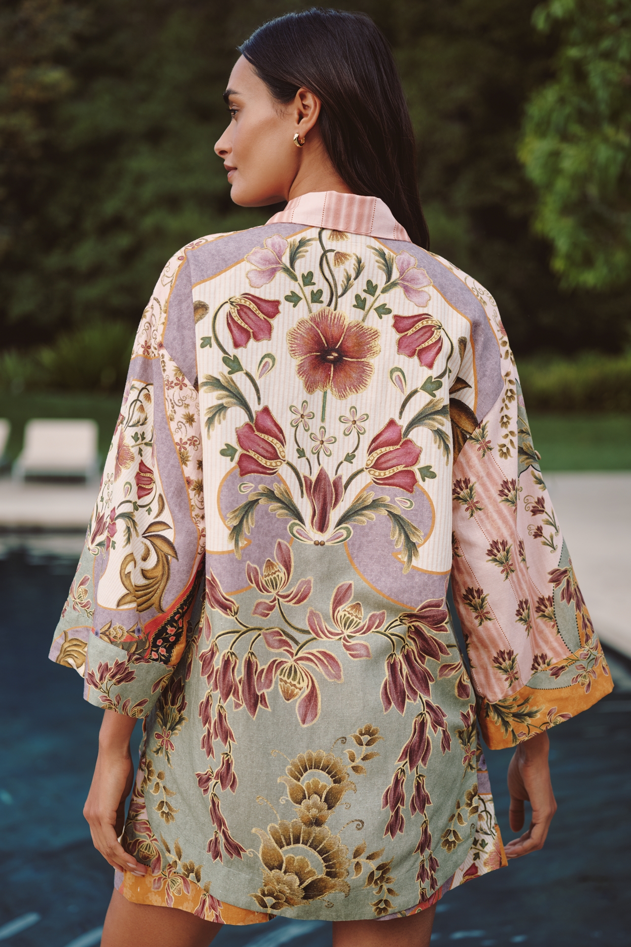 Agua Bendita Chrissy Linen Blend Buttondown Shirt