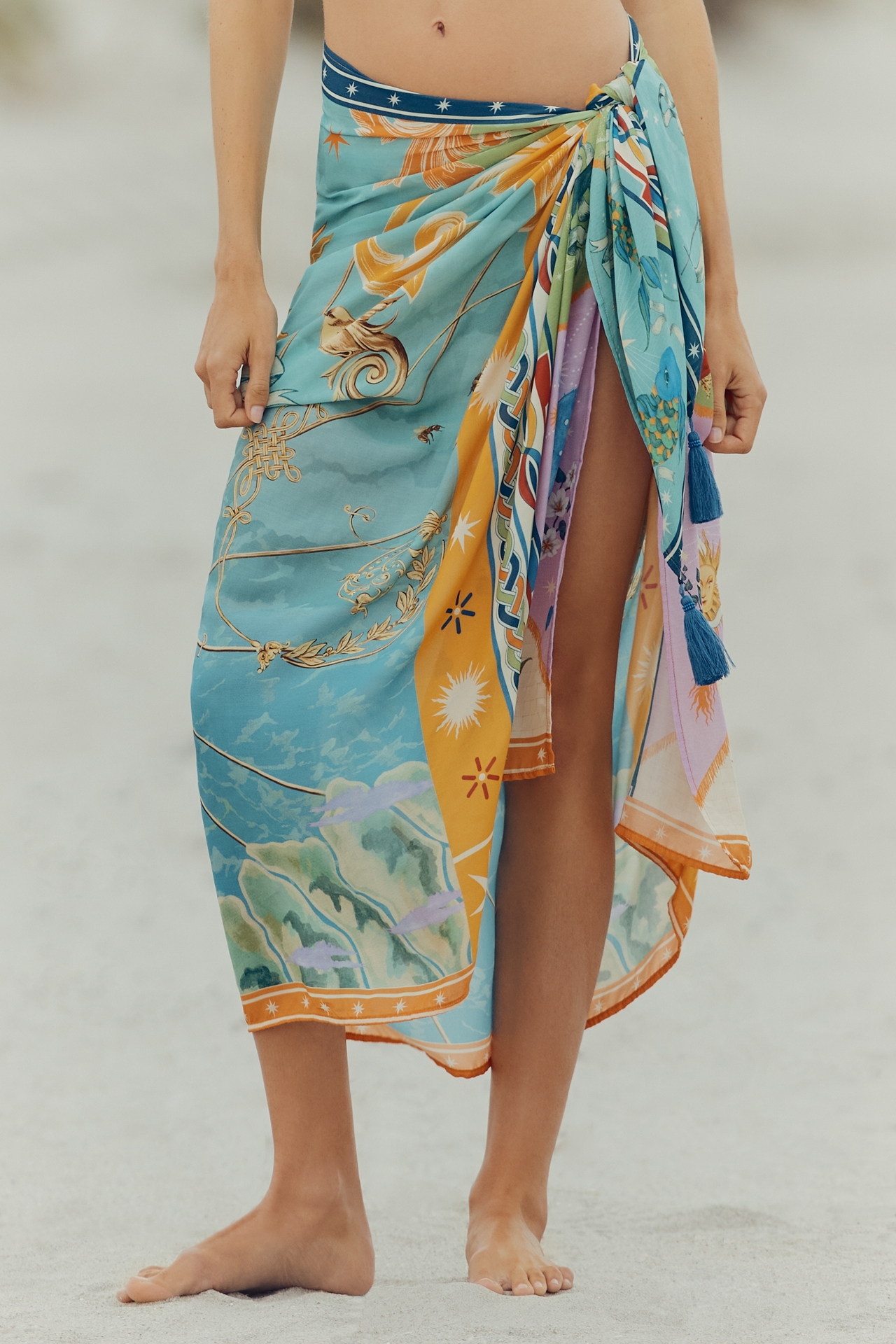 Agua Bendita Marine Pareo Sarong