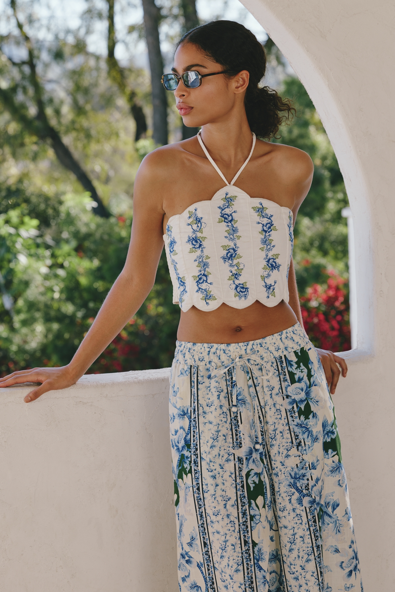 Agua Bendita Serenity Ivy Halter Top