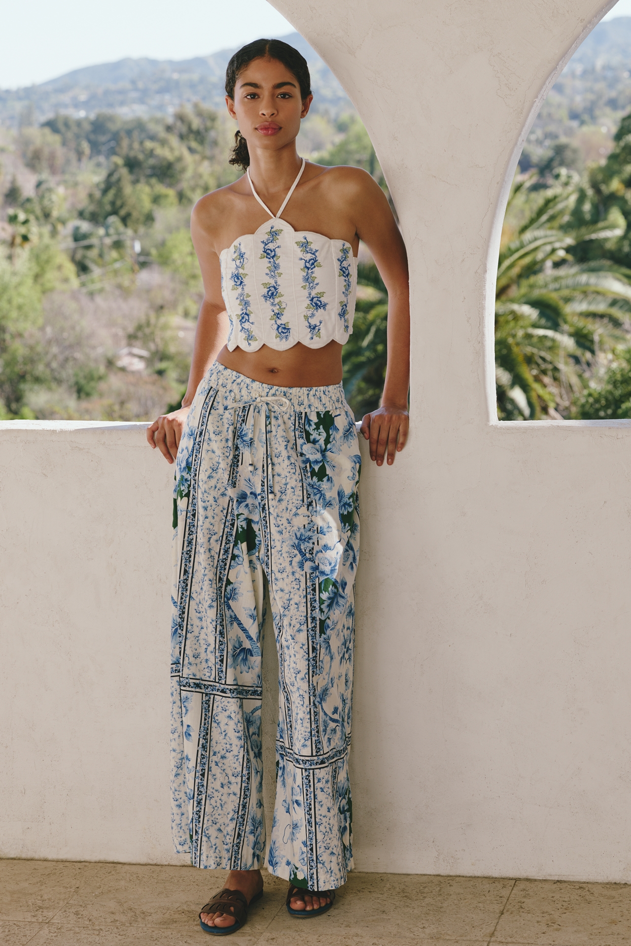 Agua Bendita Serenity Ivy Halter Top
