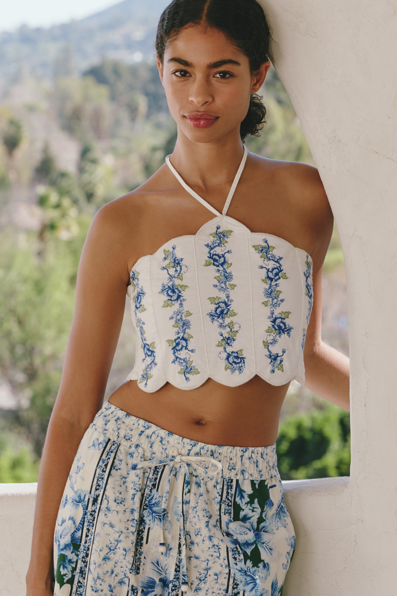 Agua Bendita Serenity Ivy Halter Top