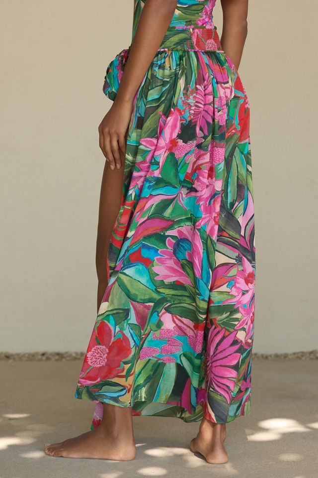 Farm Rio Jardin De Reve Midi Skirt #2