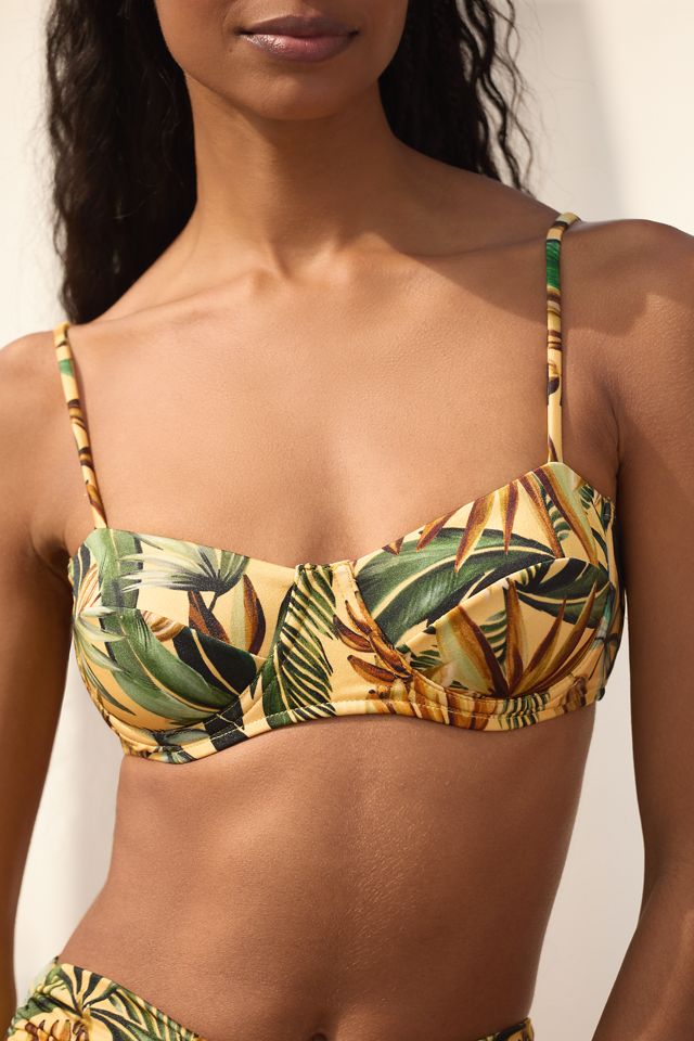 Farm Rio Bananart Underwire Bikini Top #2