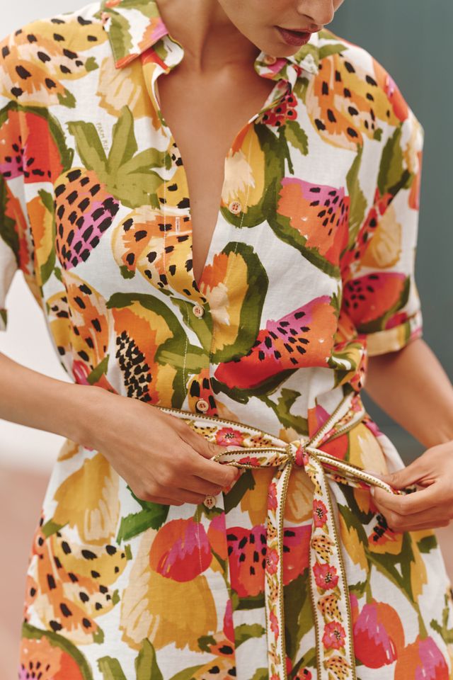Farm Rio Paradise Short-Sleeve Romper #2