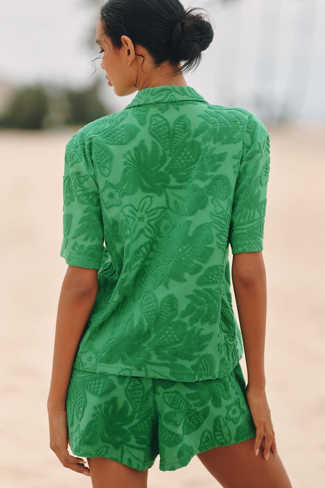 Farm Rio River Nature Terry Tie-Front Top #1
