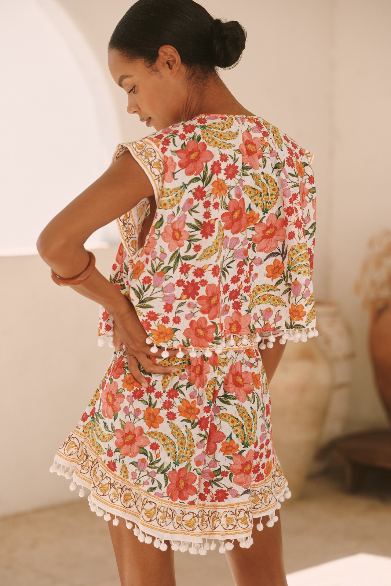 Farm Rio Banana Flowers Shorts