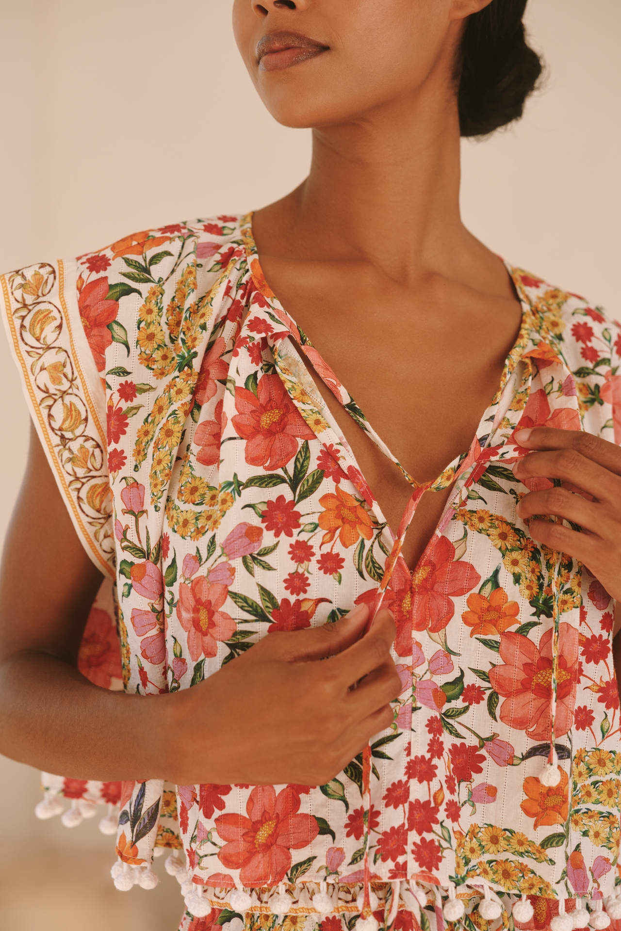 Farm Rio Banana Flowers Shorts