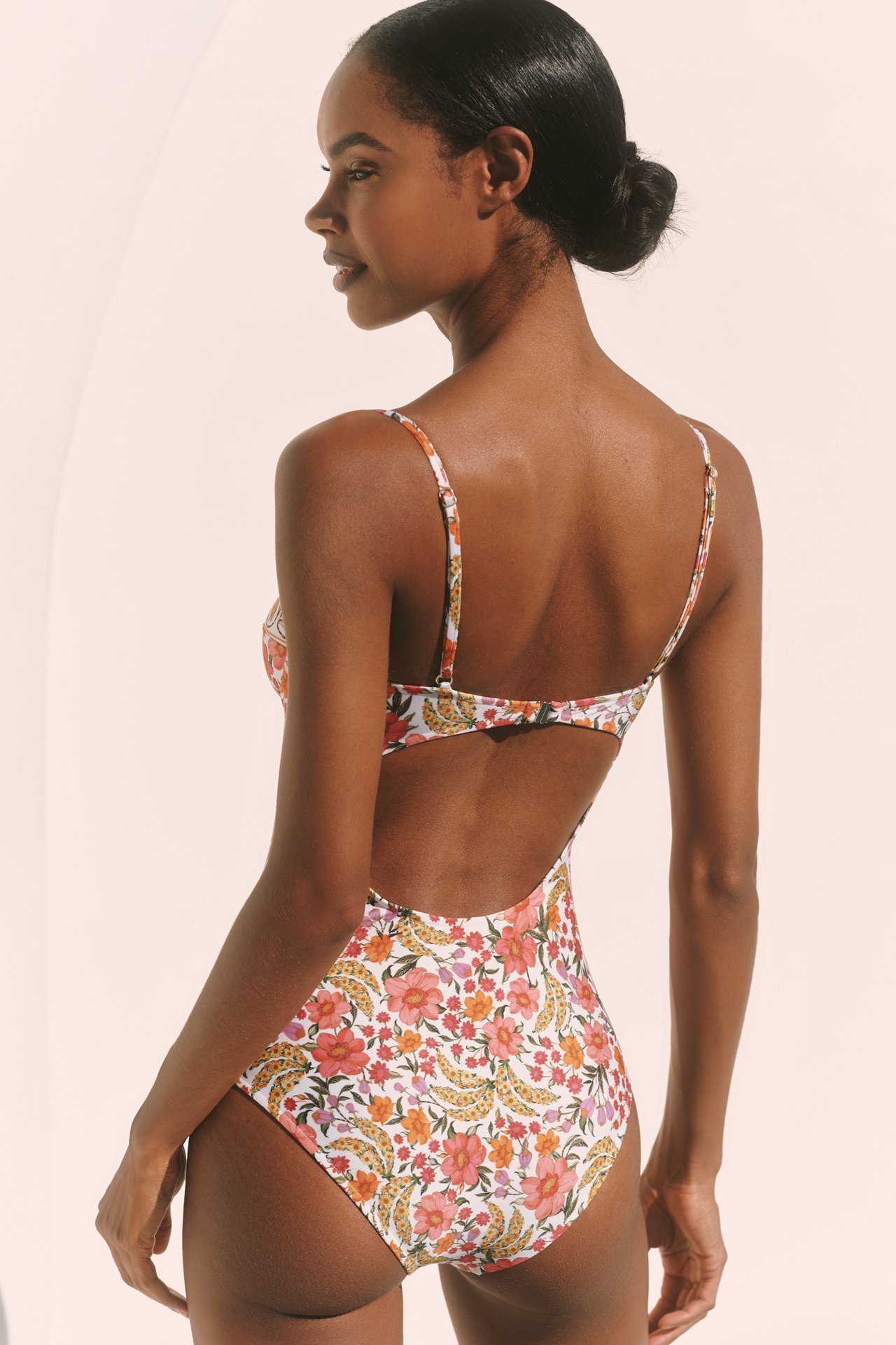 Farm Rio Banana Flowers One-Piece Swimsuit