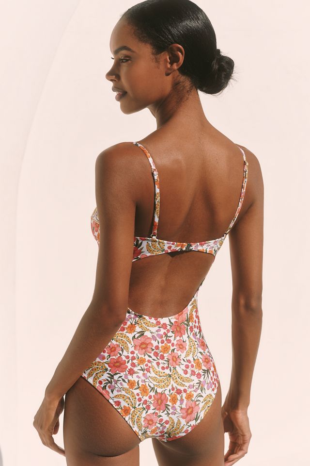 Farm Rio Banana Flowers One-Piece Swimsuit #1