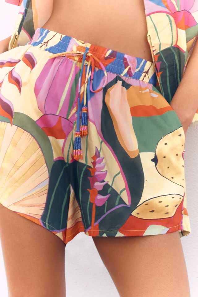 Farm Rio Tropical Scenario Multi-Colored Shorts | Anthropologie
