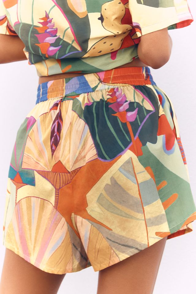 Farm Rio Tropical Scenario Multi-Colored Shorts | Anthropologie