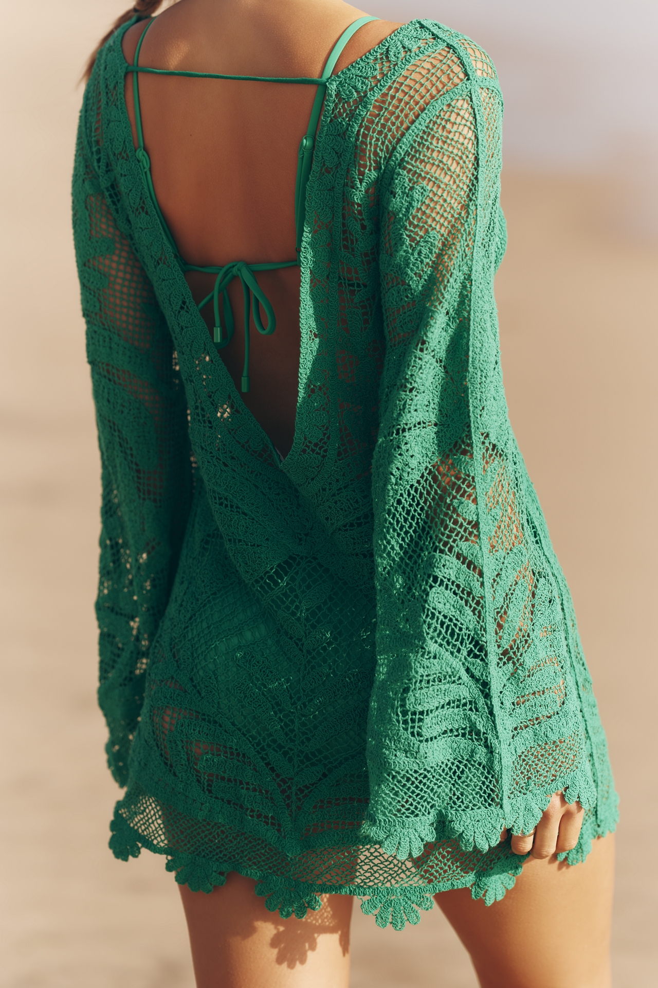 Farm Rio Engineering Mini Dress