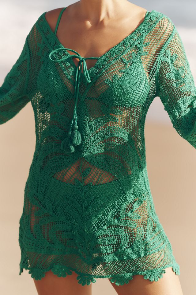 Farm Rio Engineering Mini Dress #3