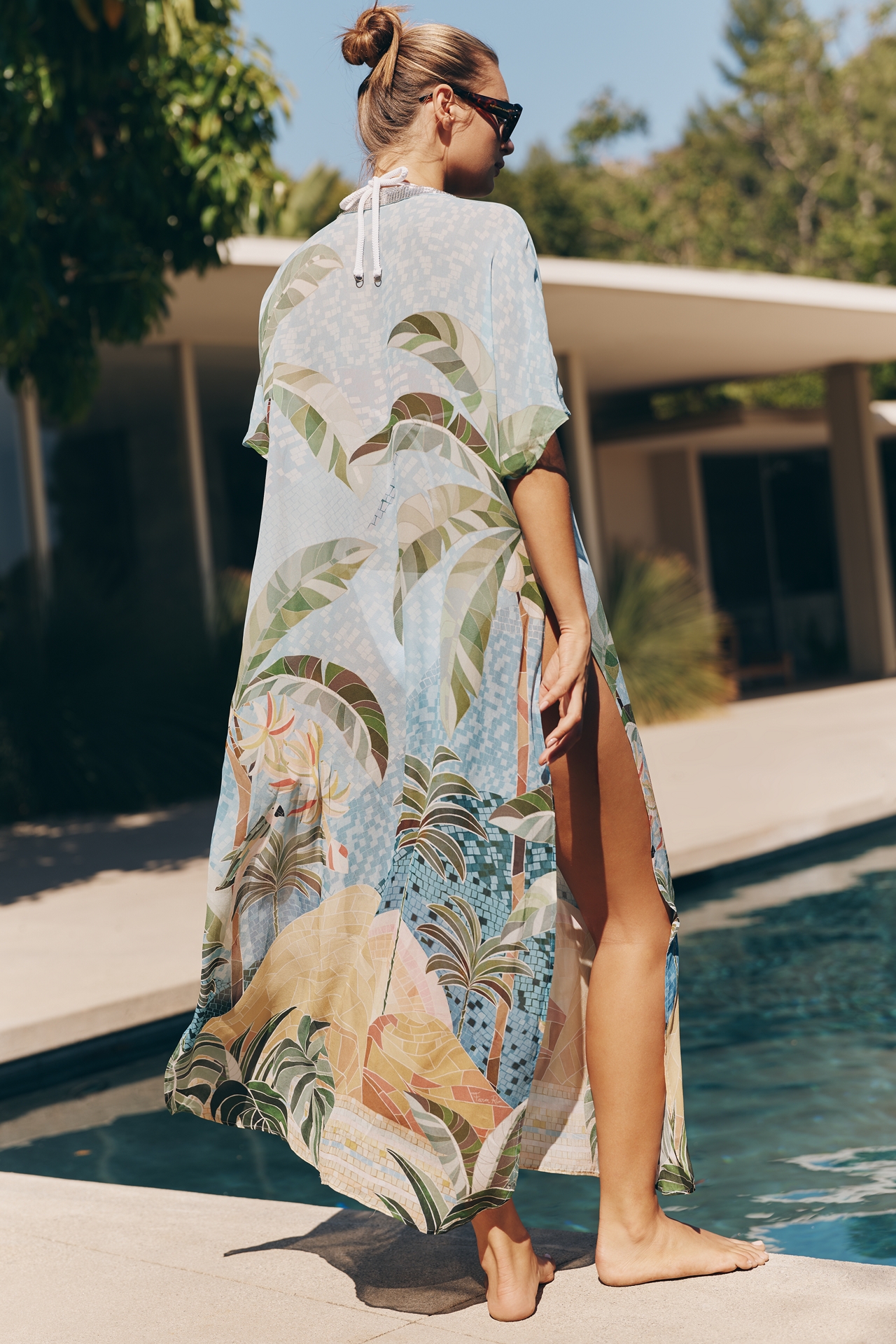 Farm Rio Embroidered Kaftan