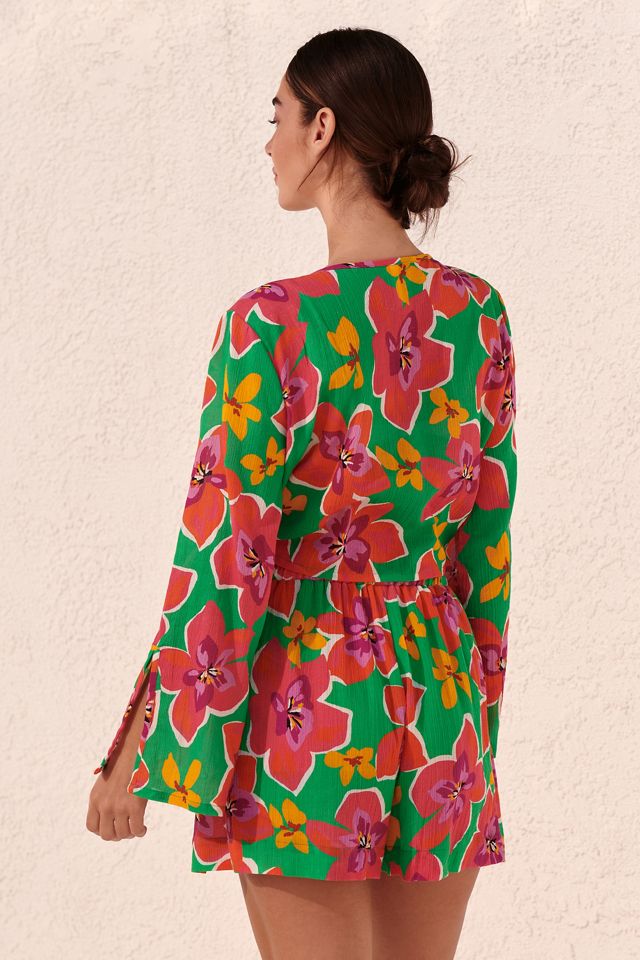 Sanctuary Long-Sleeve Knotted Crop Top #1