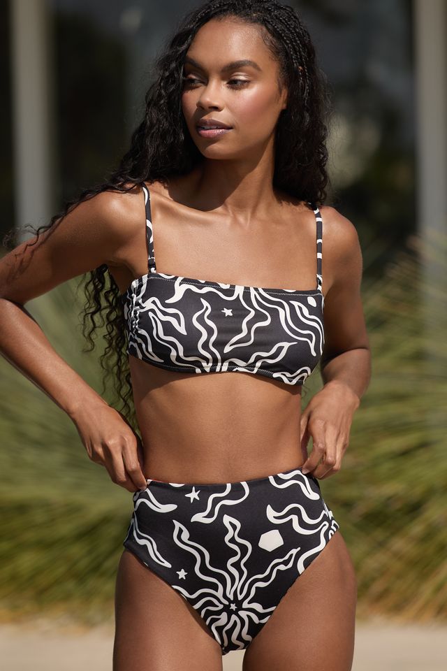 Sanctuary High-Waist Reversible Bikini Bottoms #1