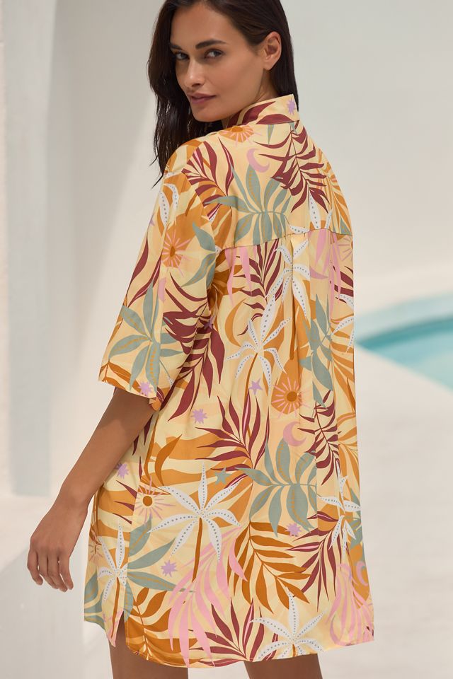Sanctuary Short-Sleeve Boxy Mini Shirt Dress #2