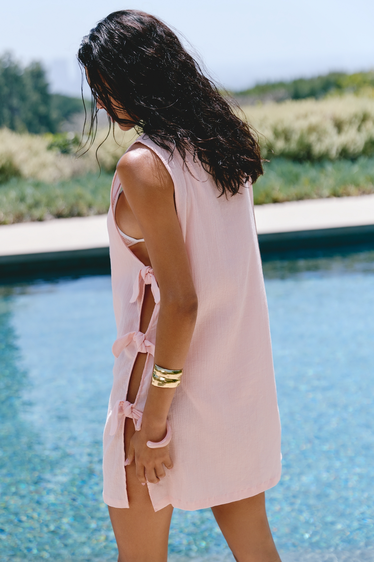 Sanctuary Side-Tie A-Line Mini Dress