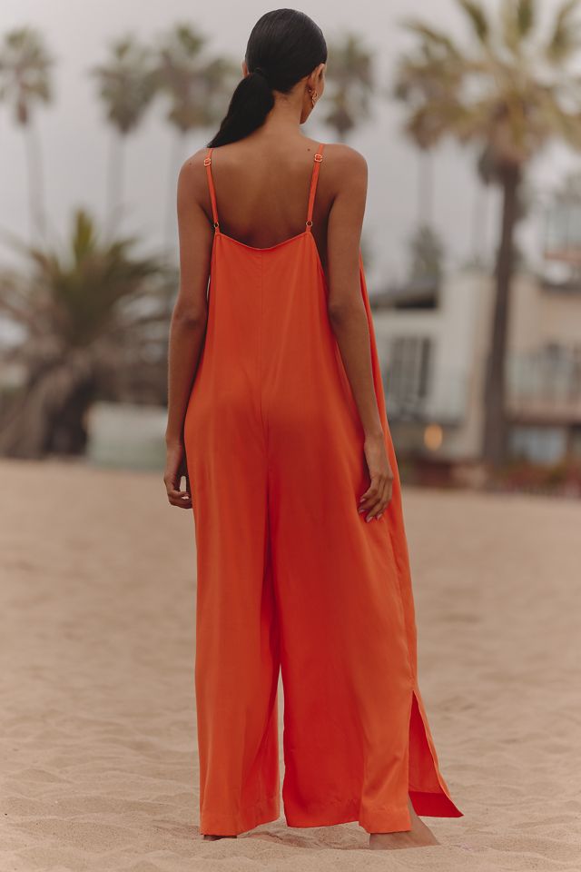 Sanctuary Pleated Wide-Leg Beach Jumpsuit #1