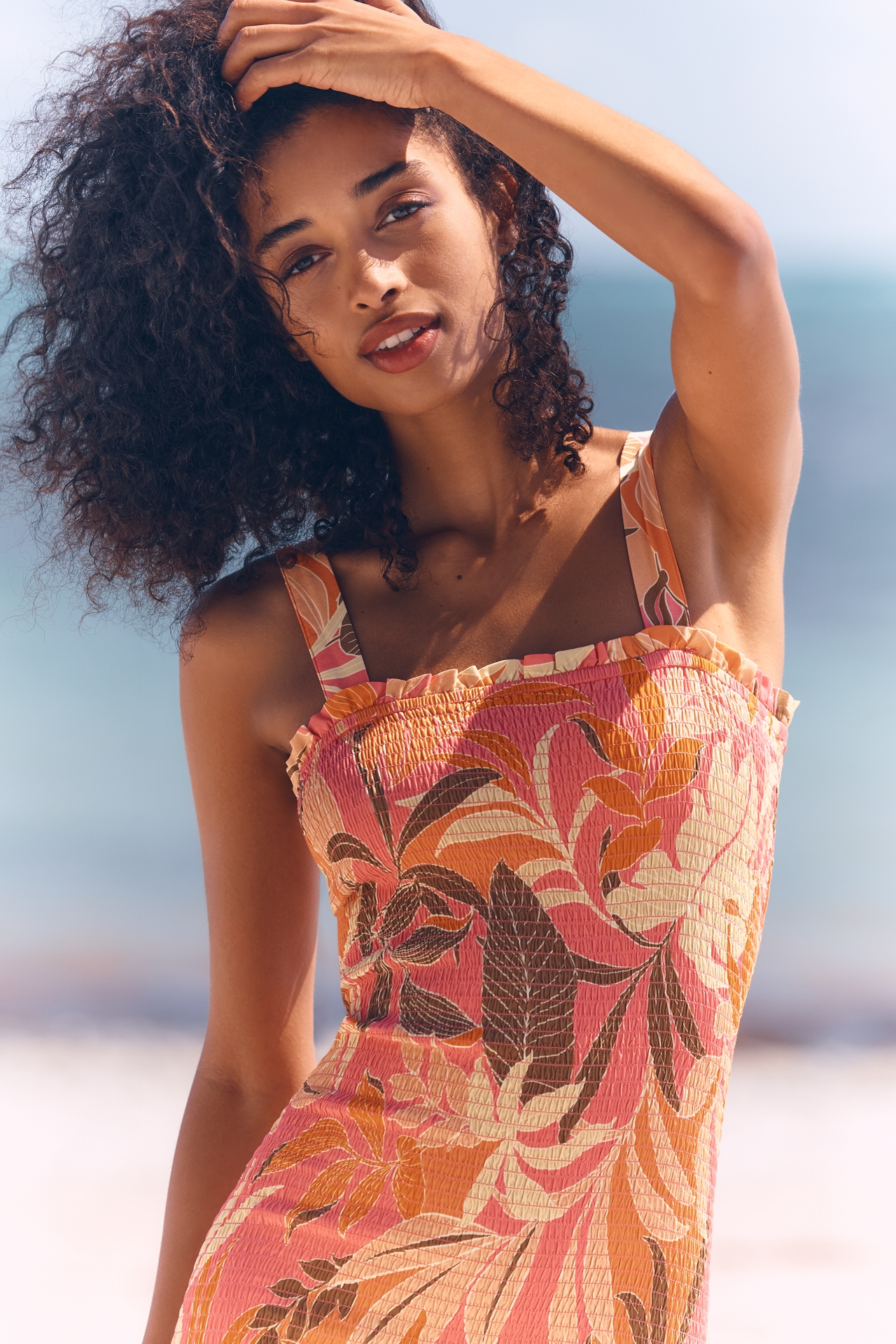 Sanctuary Smocked Mini Dress