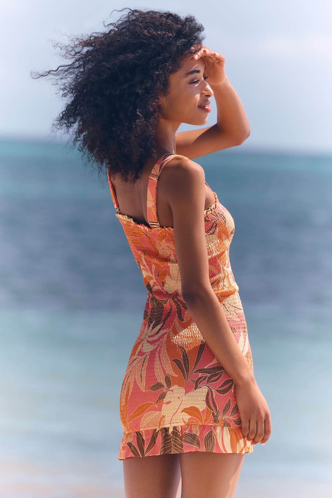 Sanctuary Smocked Mini Dress