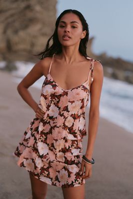 Sanctuary Tiered Cotton Mini Dress