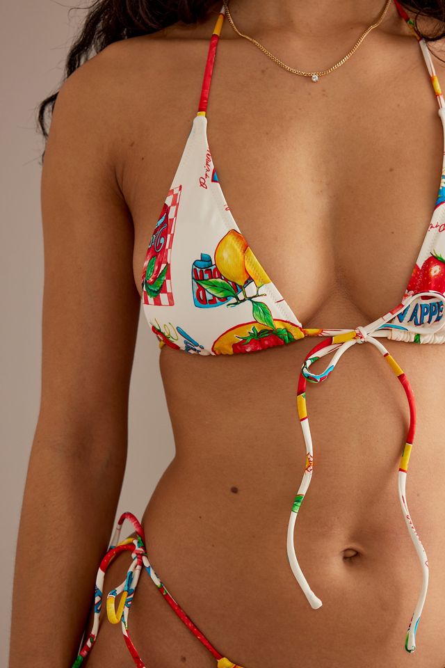 Top de Bikini con Lazos Damson Madder Fruit #3