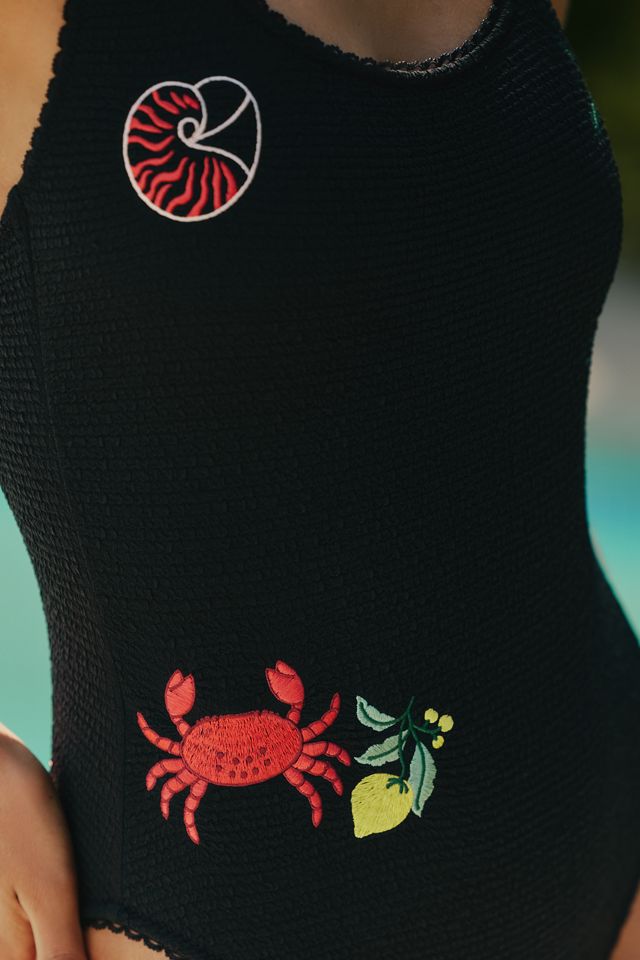 Damson madder ワンピース Damson Madder Women's Tashi One-Piece Swimsuit | $52.90